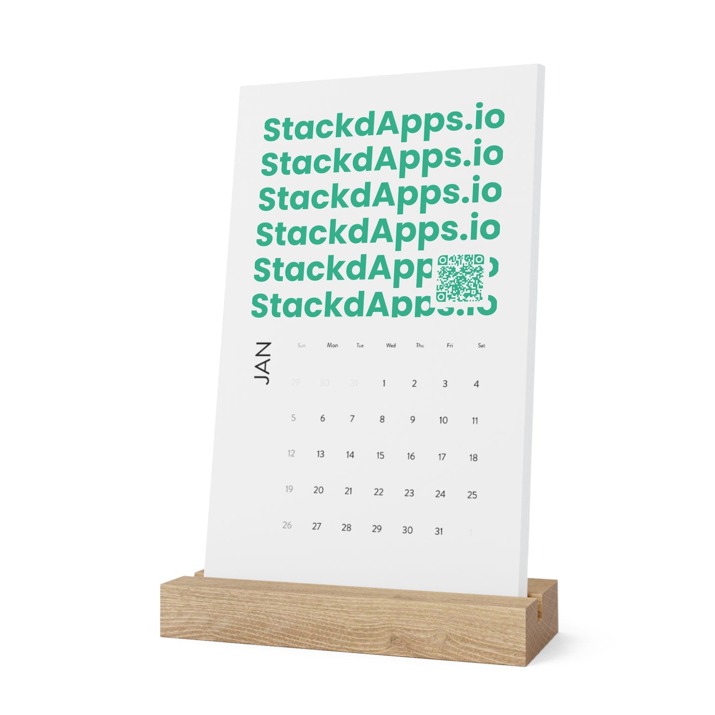 Vertical Desk Calendar (2024)